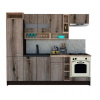 Bucatarie COSSY NEW 250 A2 Wenge / Decor K366